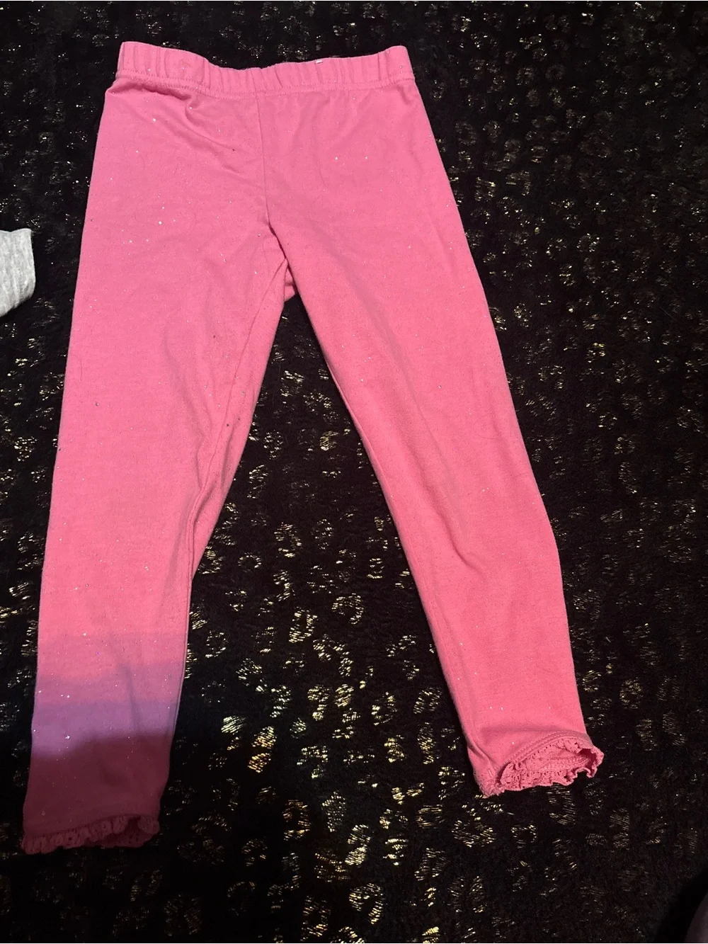 Disney Gray Tee Set with Pink Sparkle Pants
